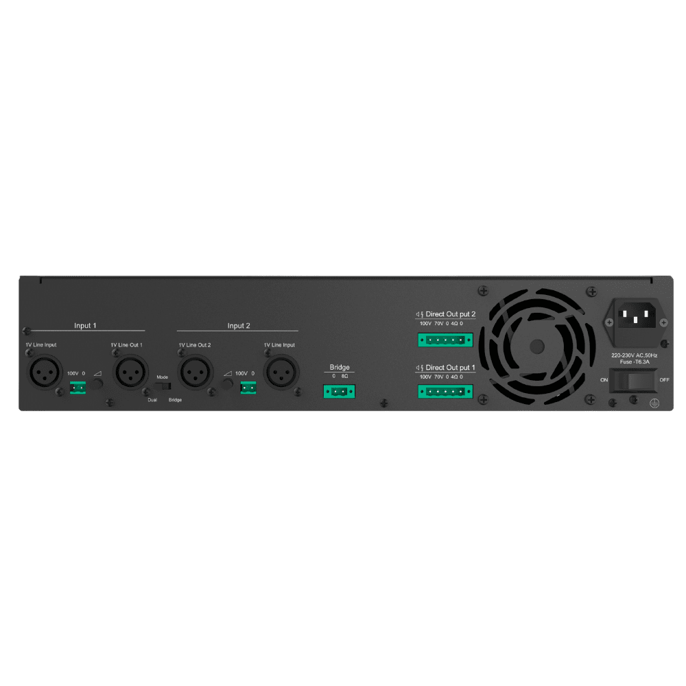 BOSCH PLE-2P480-IN Class-D Power Amplifier 2x480W - Image 2
